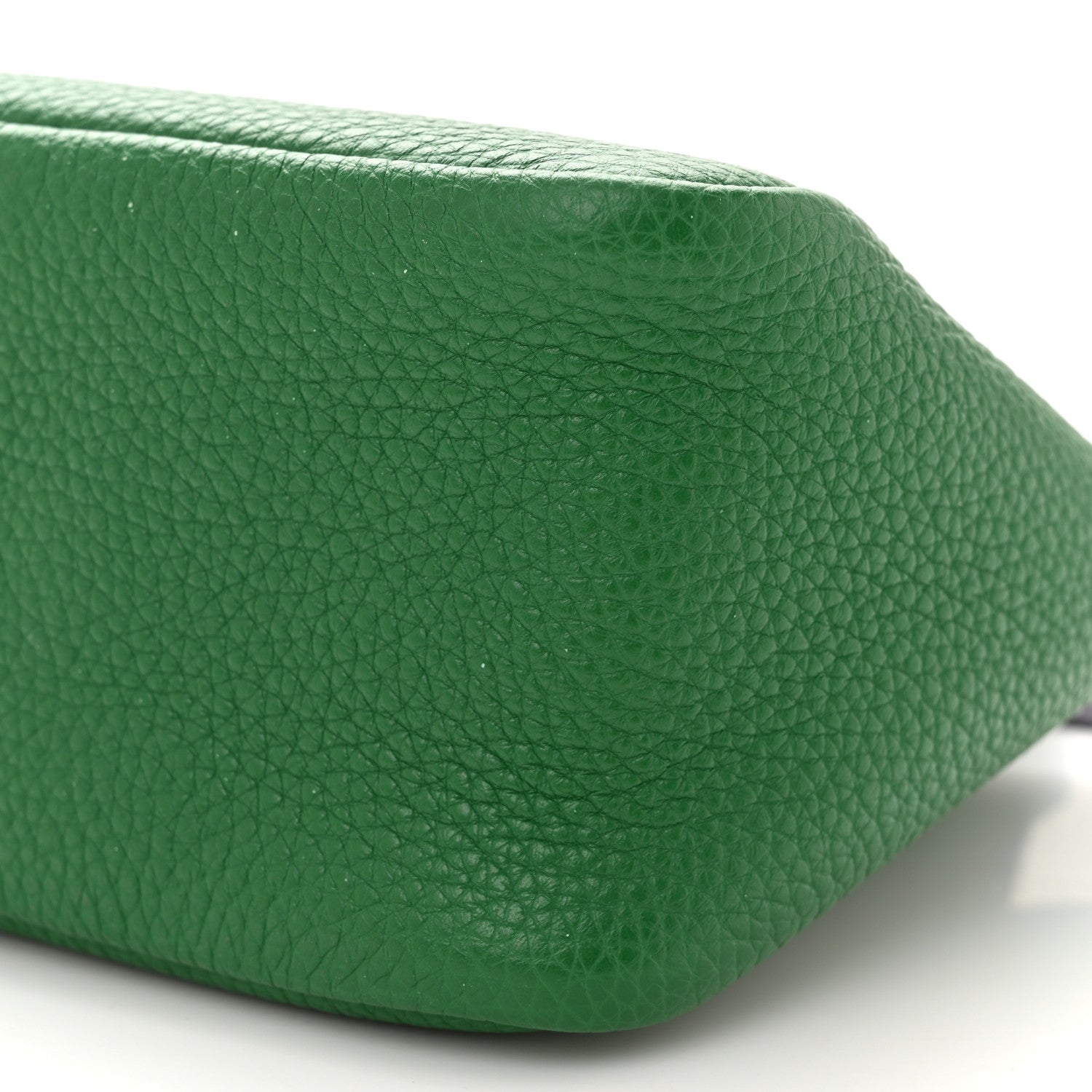 Prada Vitello Daino Soft Mini Dynamique Tote Verde 10 of 10