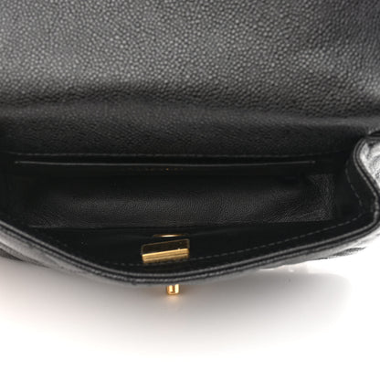 Chanel Caviar Quilted Mini Sweetheart Rectangular Flap Black 5 of 11