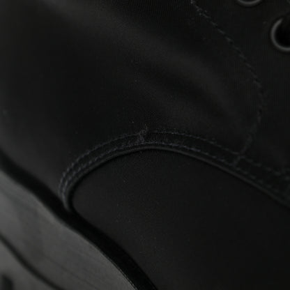 Prada Nylon Gabardine Captoe 30mm Combat Boots 36.5 Black 9 of 9