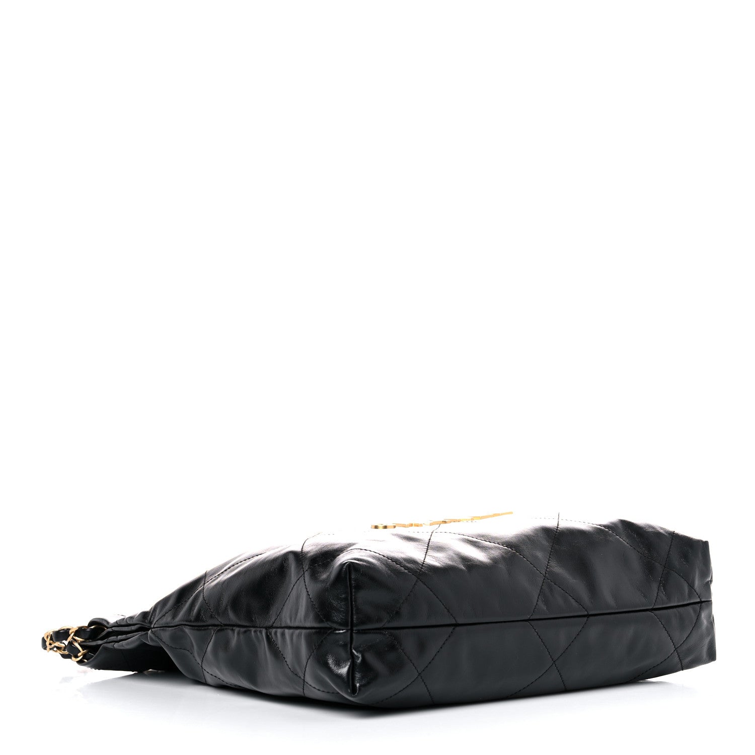 Chanel Shiny Calfskin Quilted Small Chanel 22 Black 5 of 12