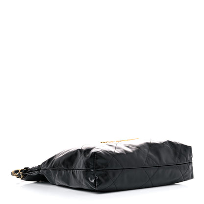 Chanel Shiny Calfskin Quilted Small Chanel 22 Black 5 of 12