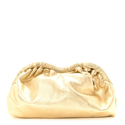 Mansur Gavriel Metallic Lambskin Cloud Clutch Gold 1 of 9
