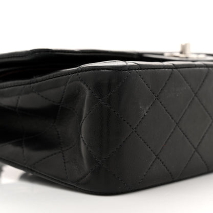 Chanel Lambskin Quilted Medium Double Flap Black 9 of 13