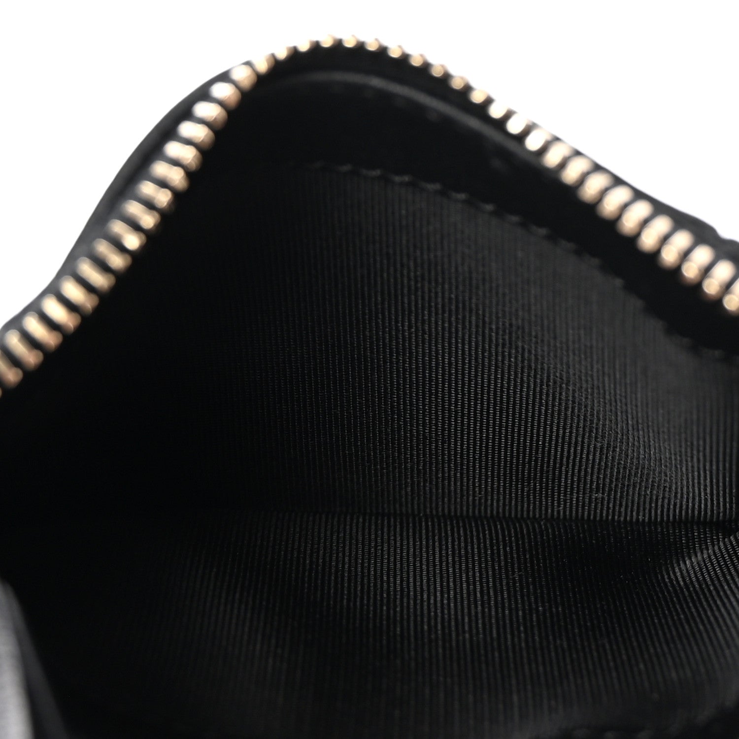 Valentino Garavani Calfskin Go Logo Coin Case Card Holder Black 5 of 8