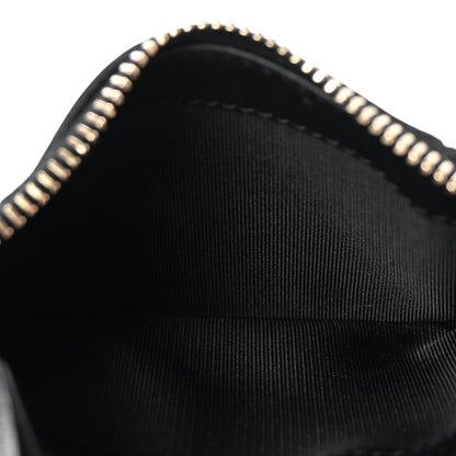 Valentino Garavani Calfskin Go Logo Coin Case Card Holder Black 5 of 8