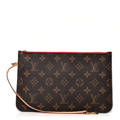 Louis Vuitton Monogram Neverfull MM GM Pochette Cherry 1 of 7