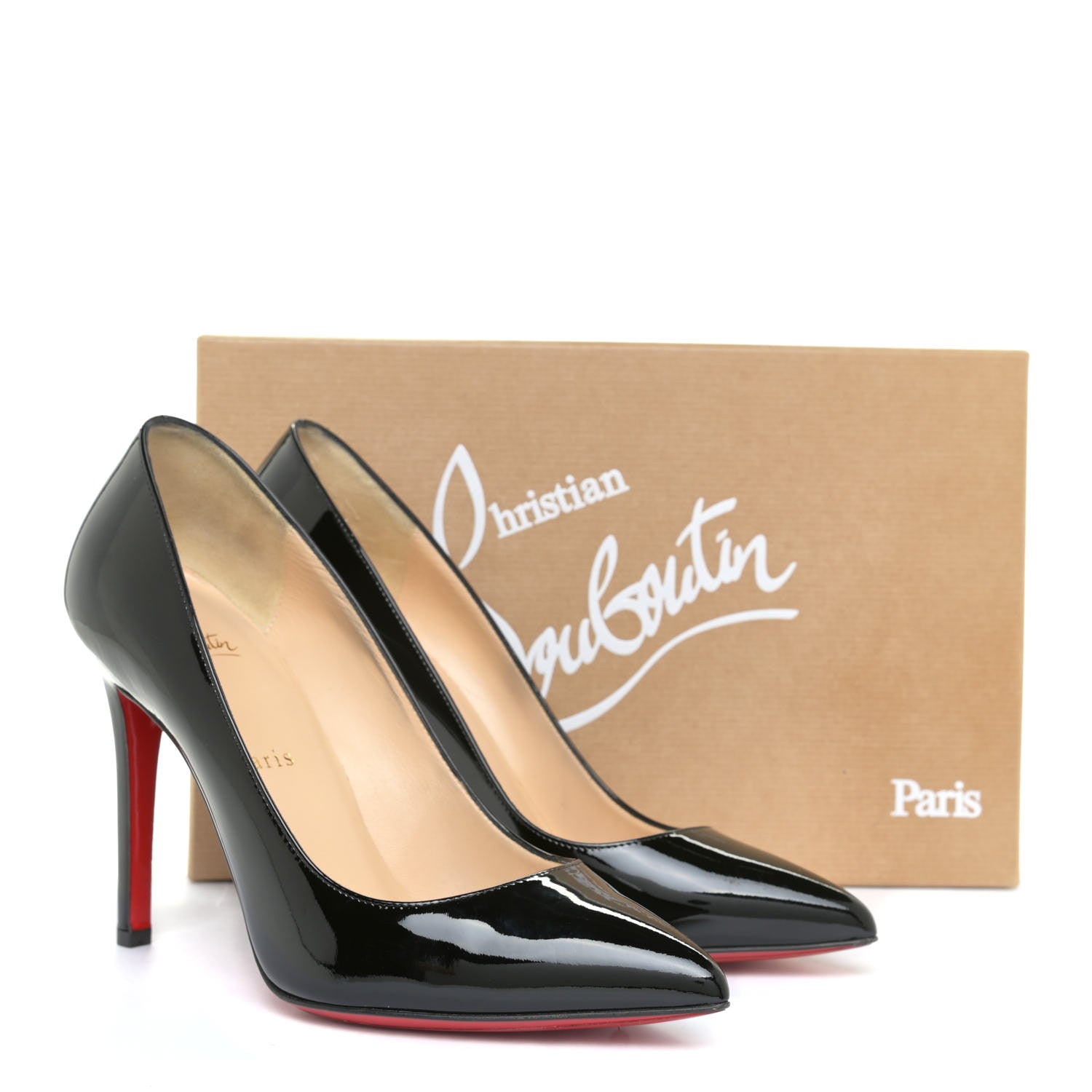 Christian Louboutin Patent Pigalle 100 Pumps 38 Black 11 of 11