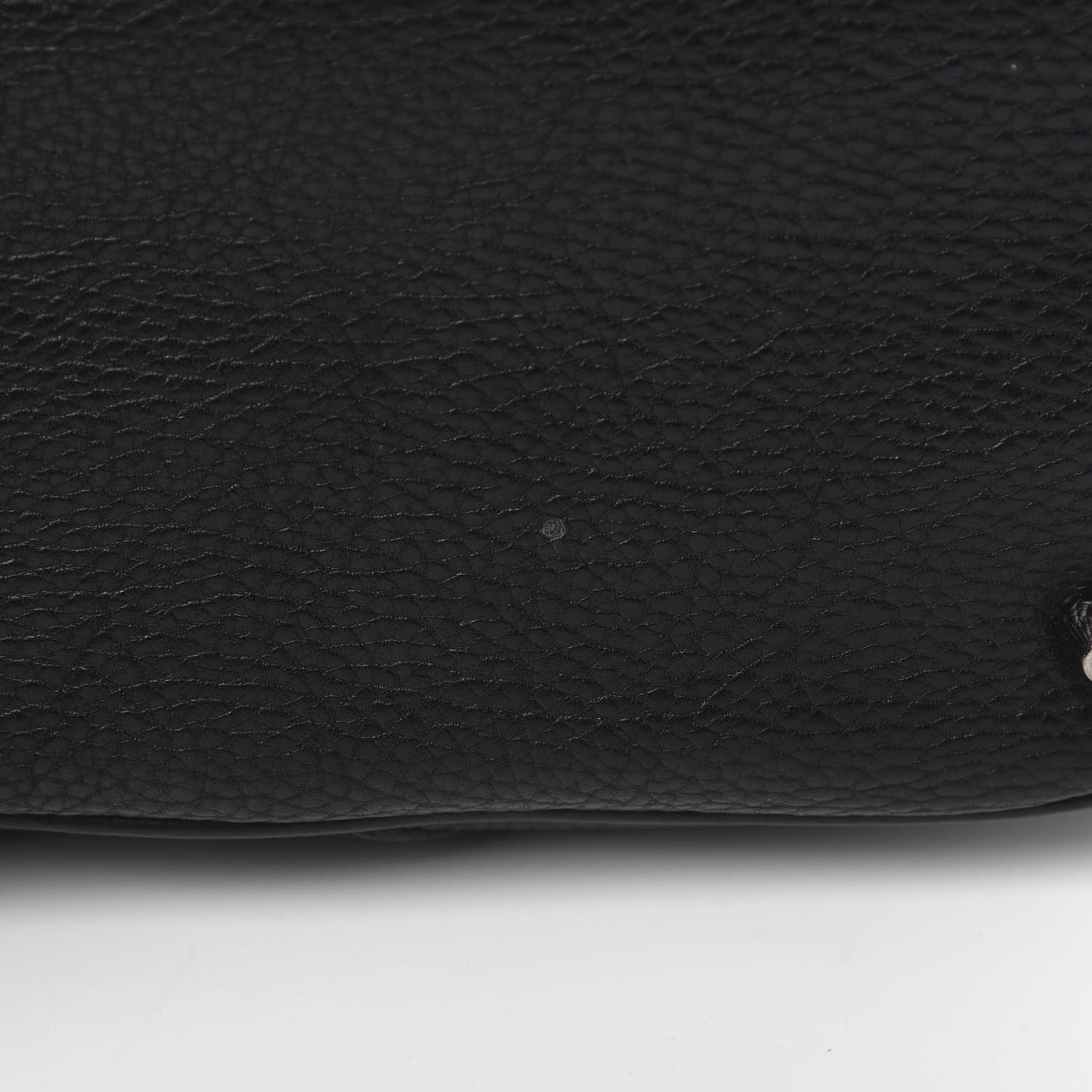 Nylon Calfskin Tote Black