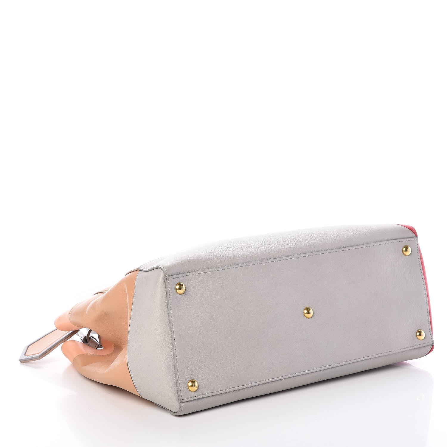 Fendi Calfskin Colorblock Regular 2Jours Tote Multicolor 5 of 12