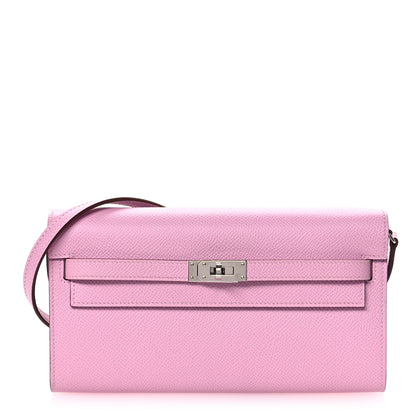Hermes Epsom Kelly To Go Wallet Mauve Sylvestre 1 of 9