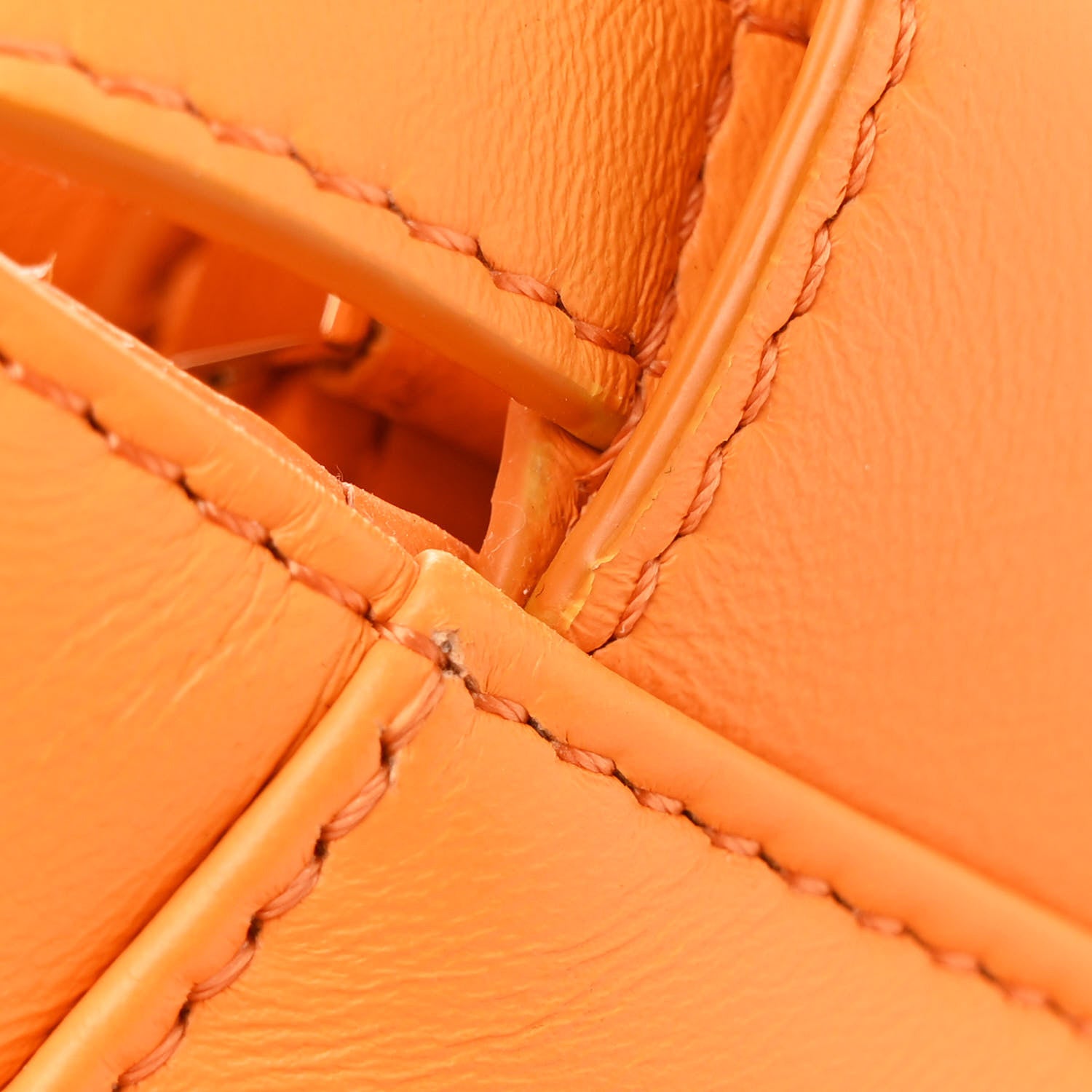 Fendi Nappa Mini Peekaboo Iconic Satchel Giallo Syrup 14 of 18