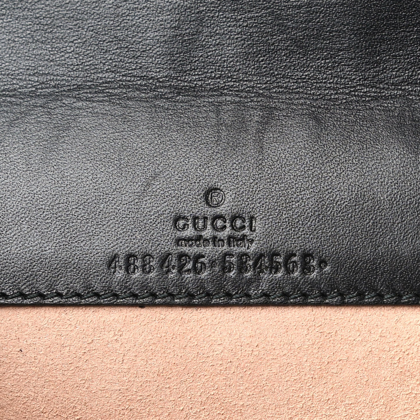 Calfskin Matelasse GG Marmont Mini Bag Black