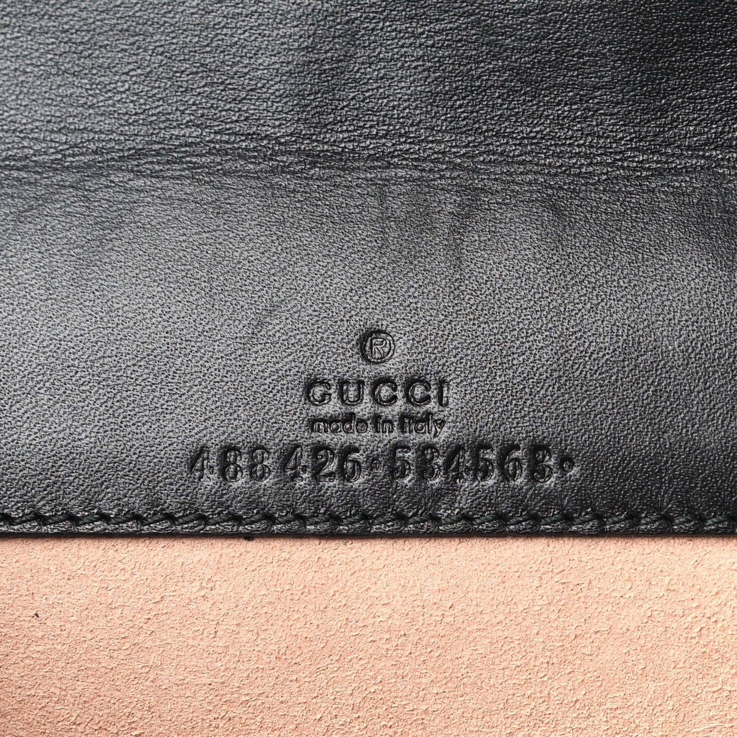 Gucci Calfskin Matelasse GG Marmont Mini Bag Black 6 of 16