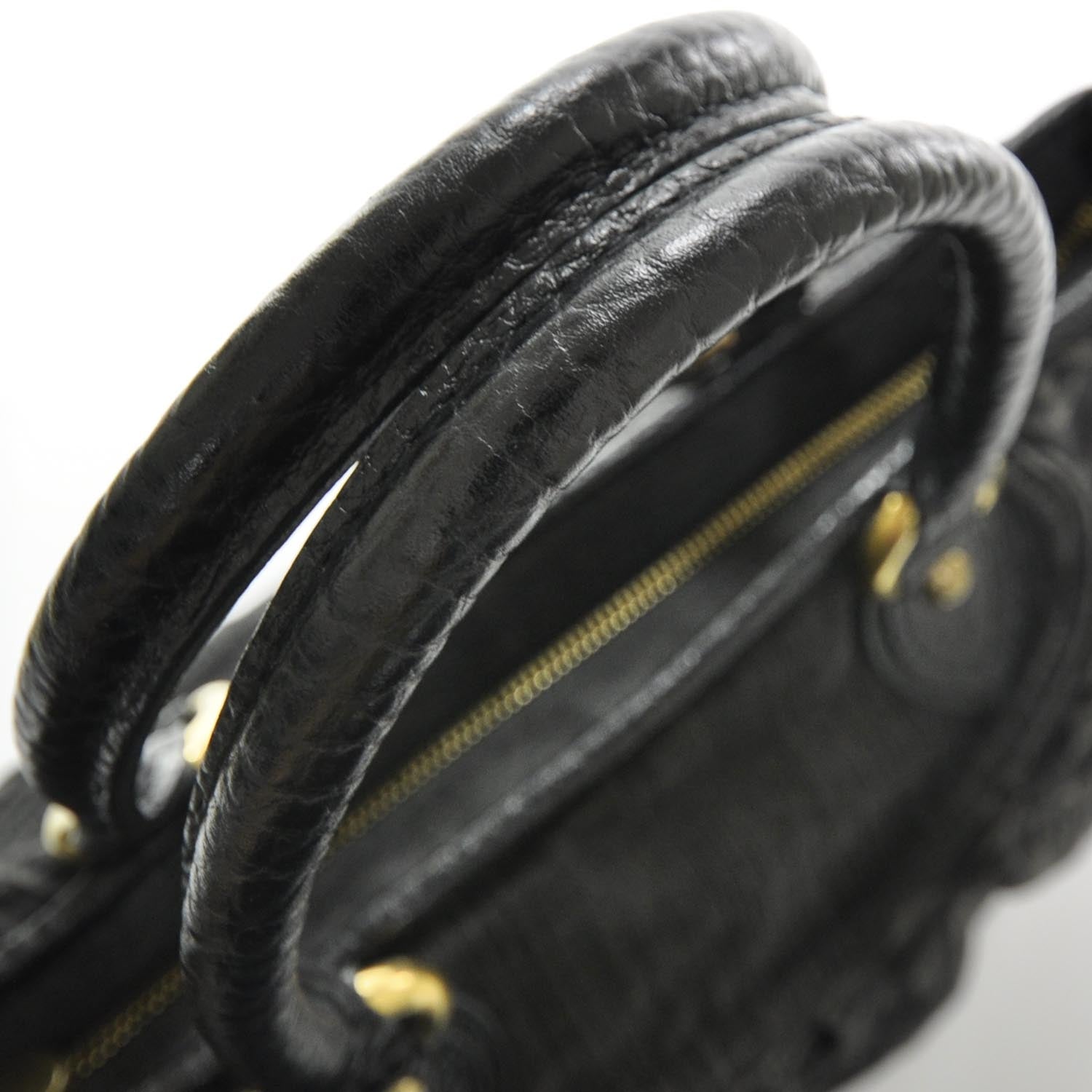 Louis Vuitton Denim Neo Cabby GM Black 5 of 8