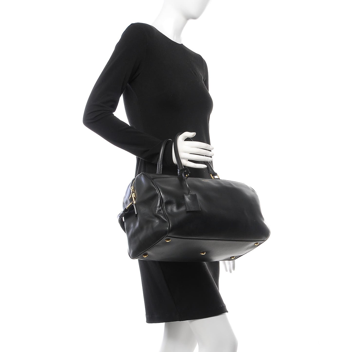 Calfskin Classic Duffle 12 Black