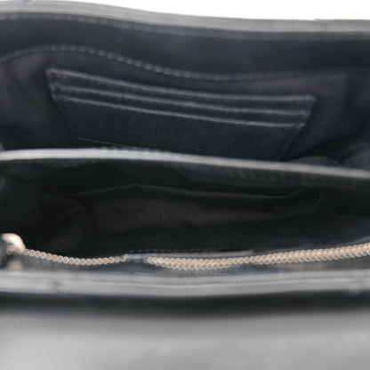 Saint Laurent Calfskin Y Quilted Monogram Toy Loulou Crossbody Bag Black 5 of 12