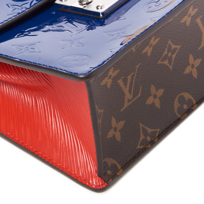 Louis Vuitton Vernis Epi Monogram Spring Street Blue 5 of 7