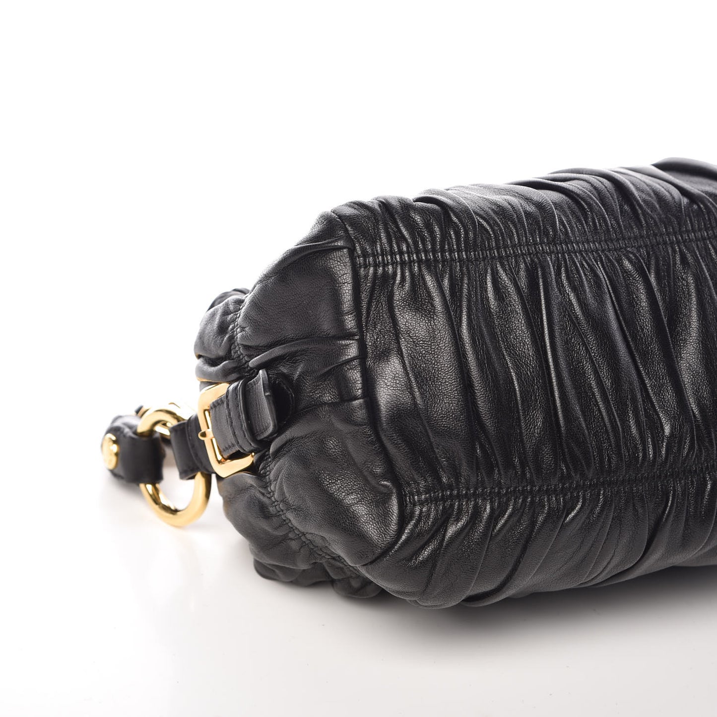 Nappa Gaufre Mini Bag Black