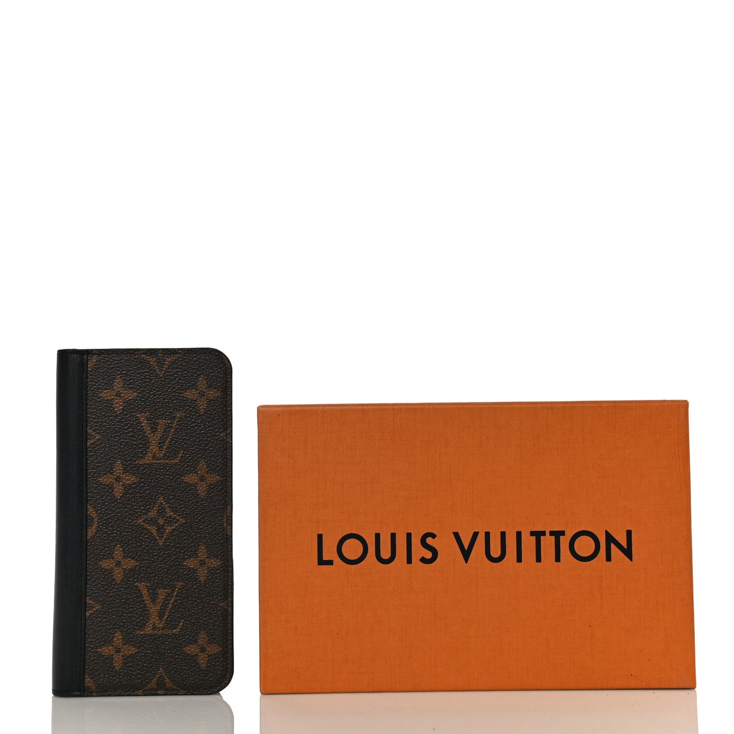 Monogram iPhone XS Max Folio Case Black