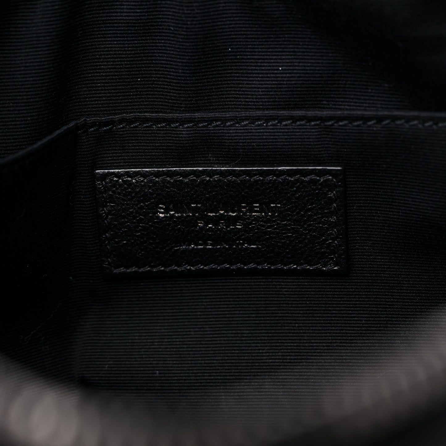 Calfskin Matelasse Monogram Lou Camera Bag Black