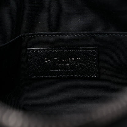 Saint Laurent Calfskin Matelasse Monogram Lou Camera Bag Black 6 of 9