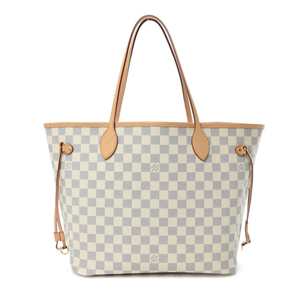 Louis Vuitton Damier Azur Neo Neverfull MM Rose Ballerine 3 of 13