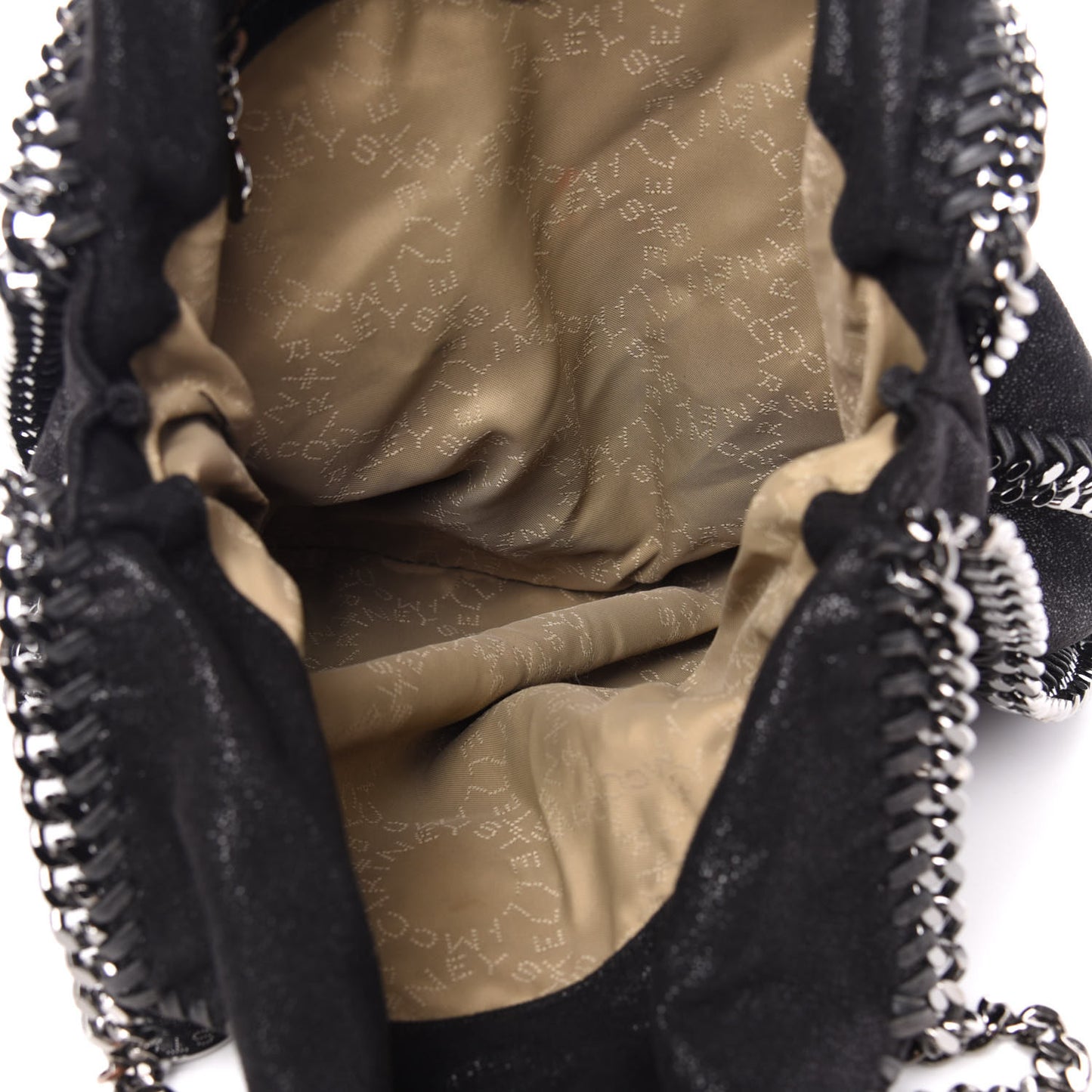 Shaggy Deer Small Falabella Tote Black