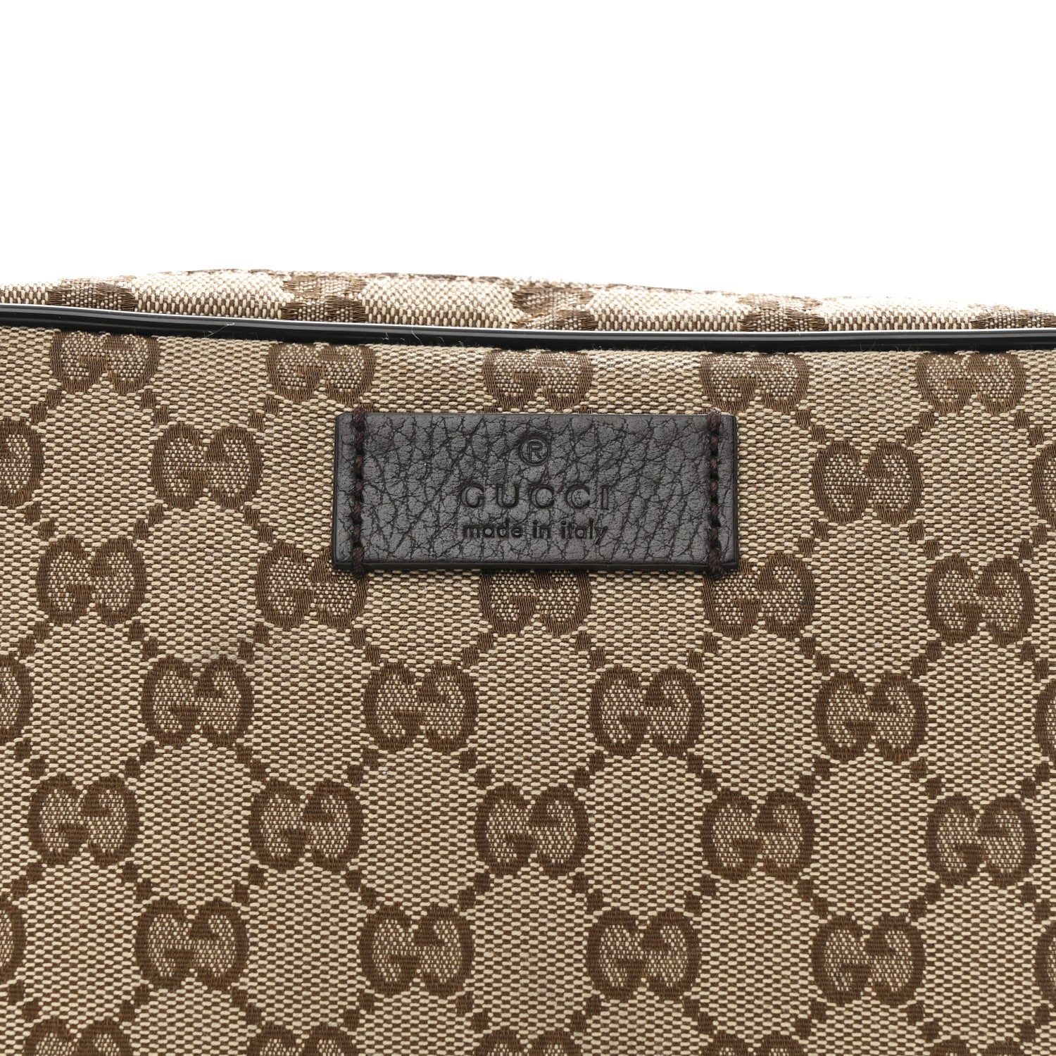 Gucci Monogram Belt Bag Dark Brown 8 of 10
