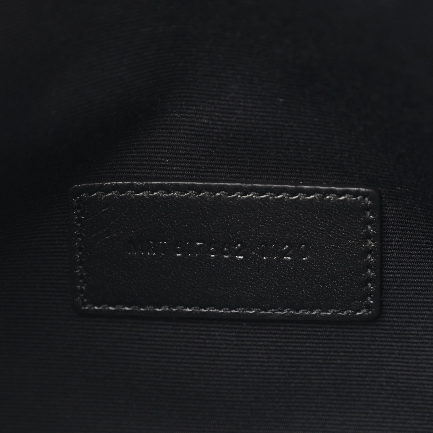 Saint Laurent Grain De Poudre Matelasse Chevron Monogram Envelope Clutch Black 7 of 8