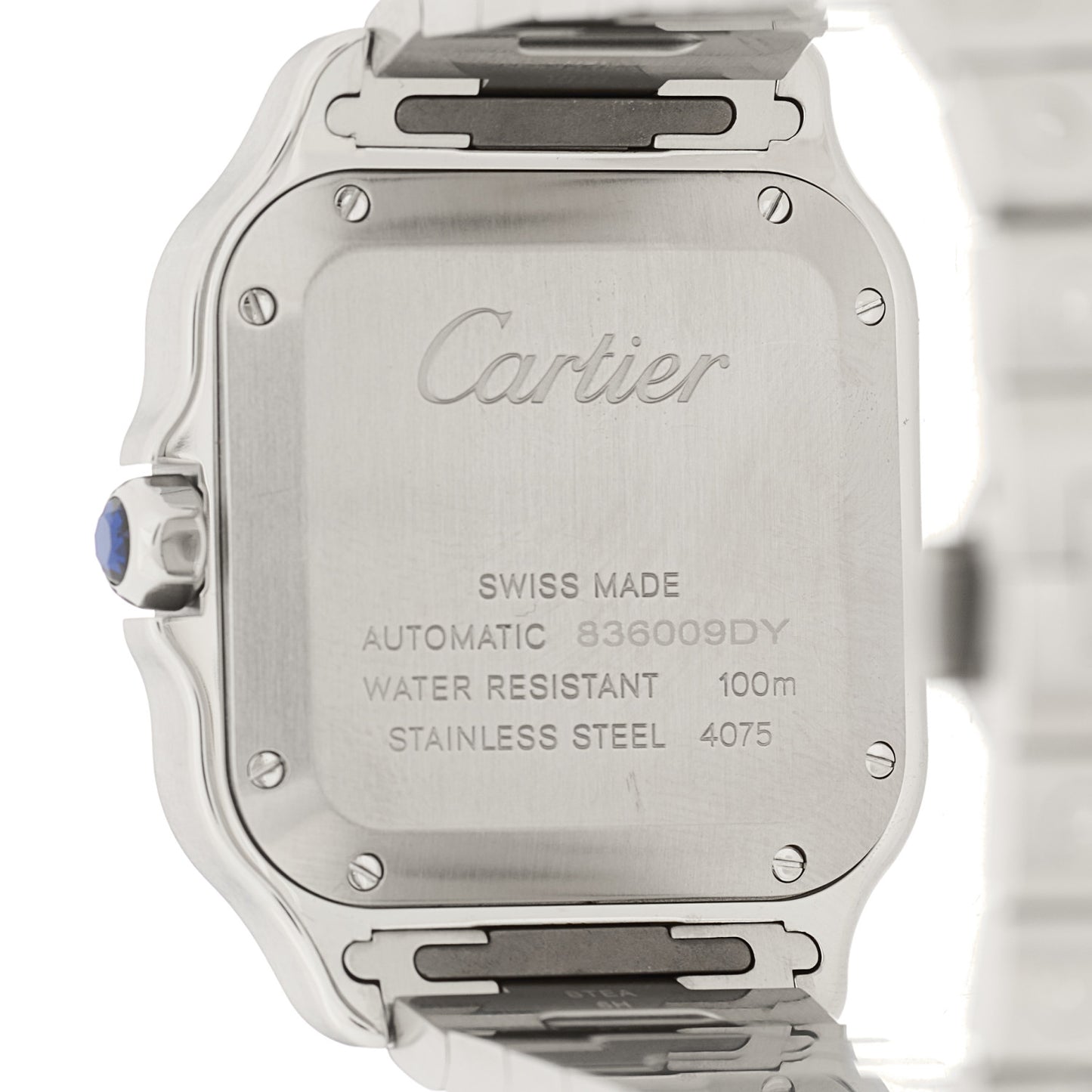 Stainless Steel 35mm Santos de Cartier Automatic Watch
