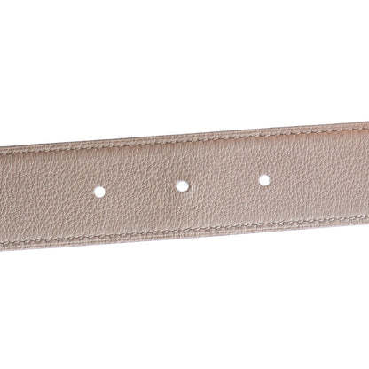 Hermes Epsom Swift 32mm H Belt 80 32 Blue Jean White 4 of 6