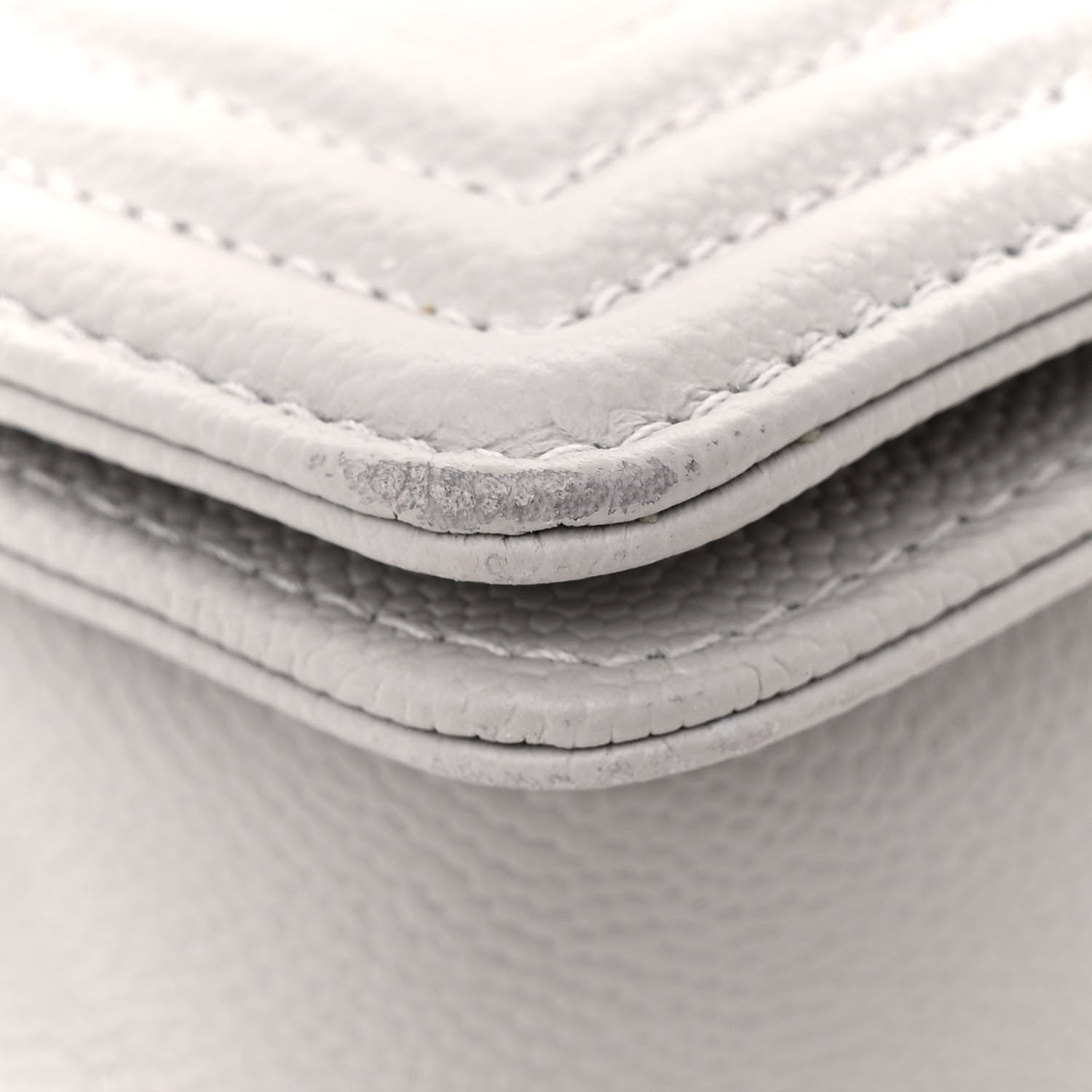 Chanel Caviar Quilted Medium Boy Flap Grey 11 of 11