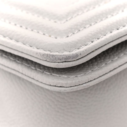Chanel Caviar Quilted Medium Boy Flap Grey 11 of 11
