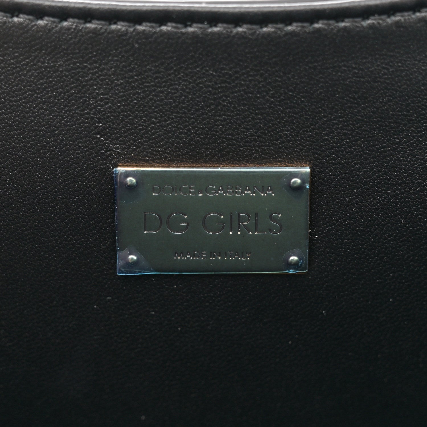Dolce & Gabbana Nappa DG Girls Shoulder Bag Black 6 of 14