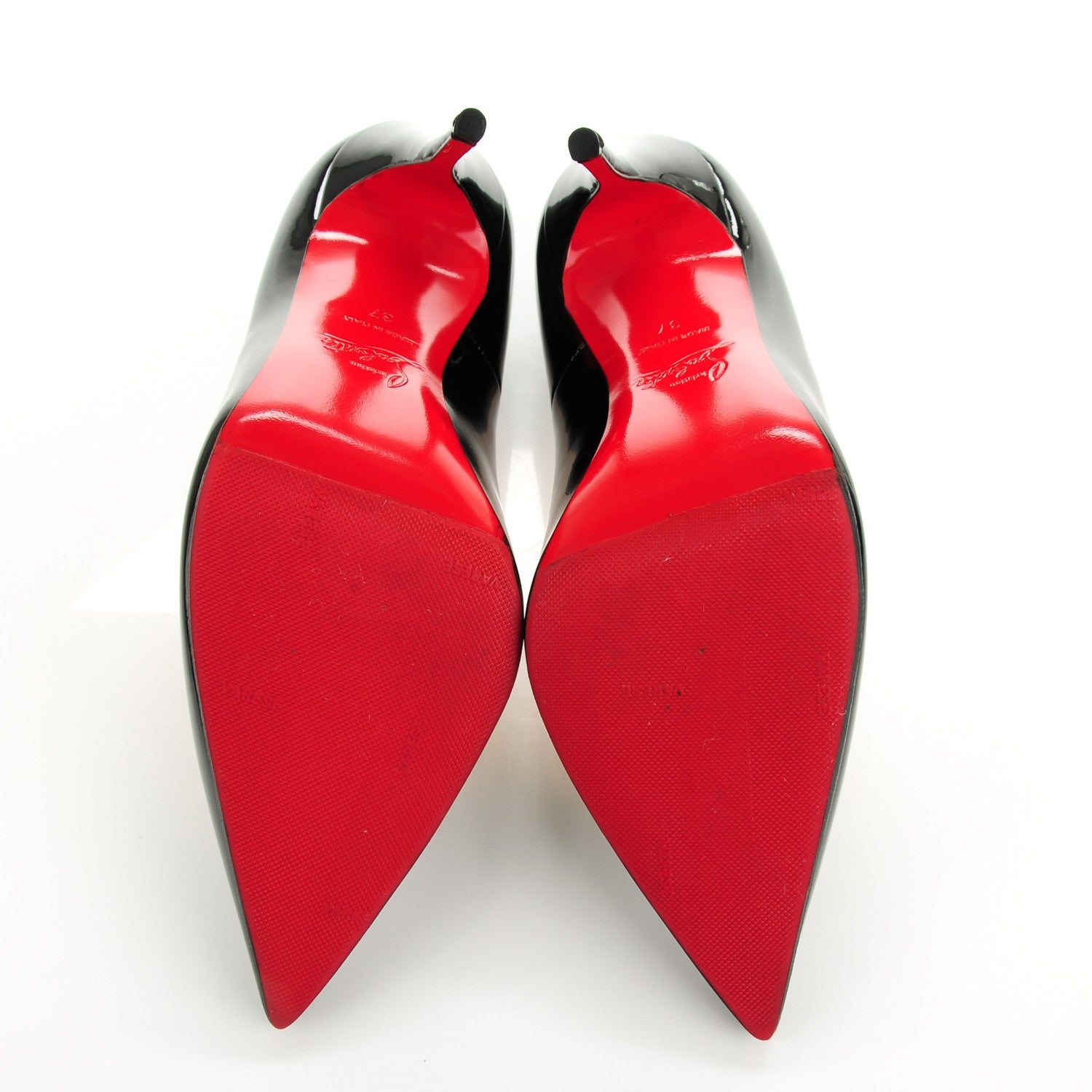 Christian Louboutin Patent So Kate 120 Pumps 37 Black 5 of 9