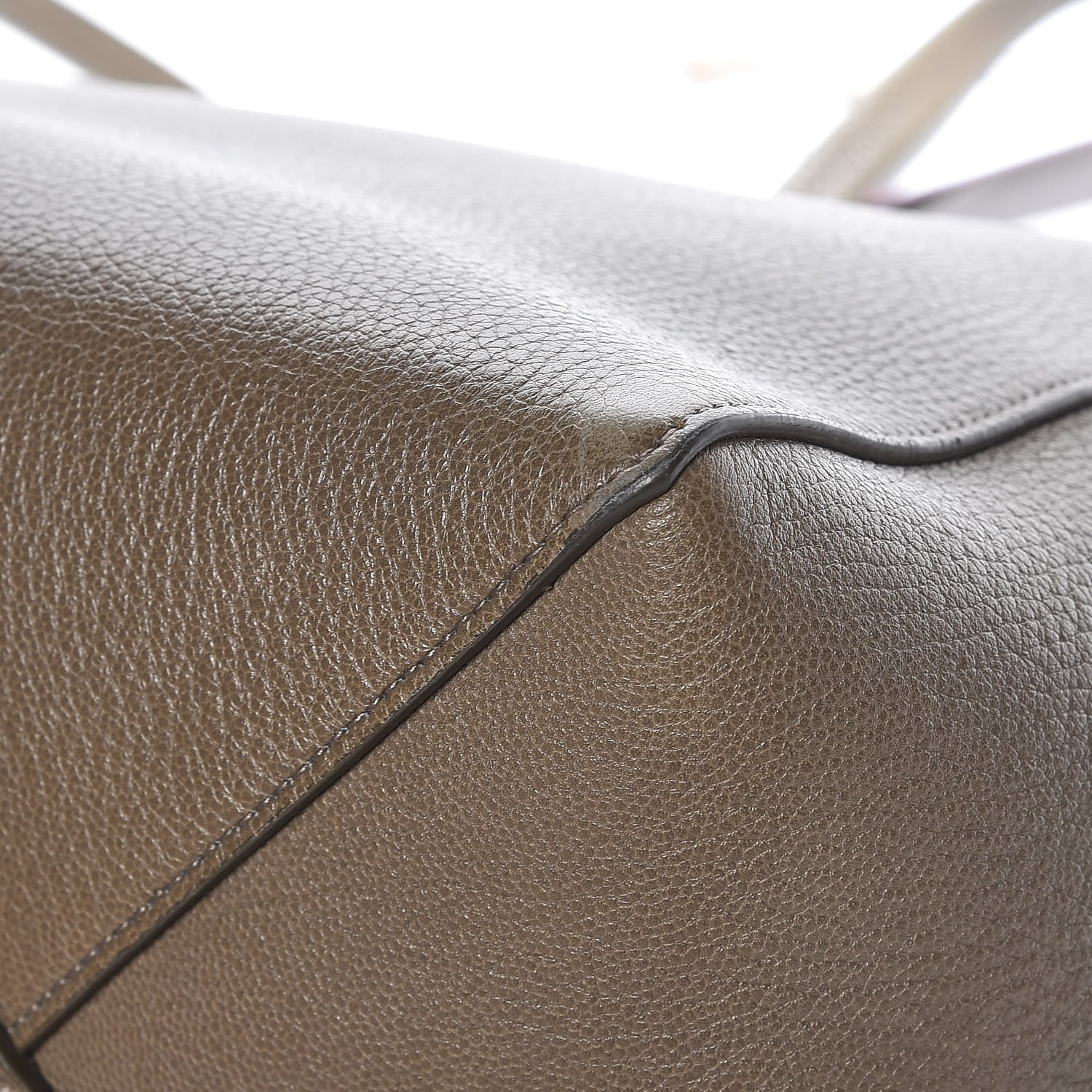 Celine Soft Grained Calfskin Small Belt Cabas Phantom Taupe 14 of 15