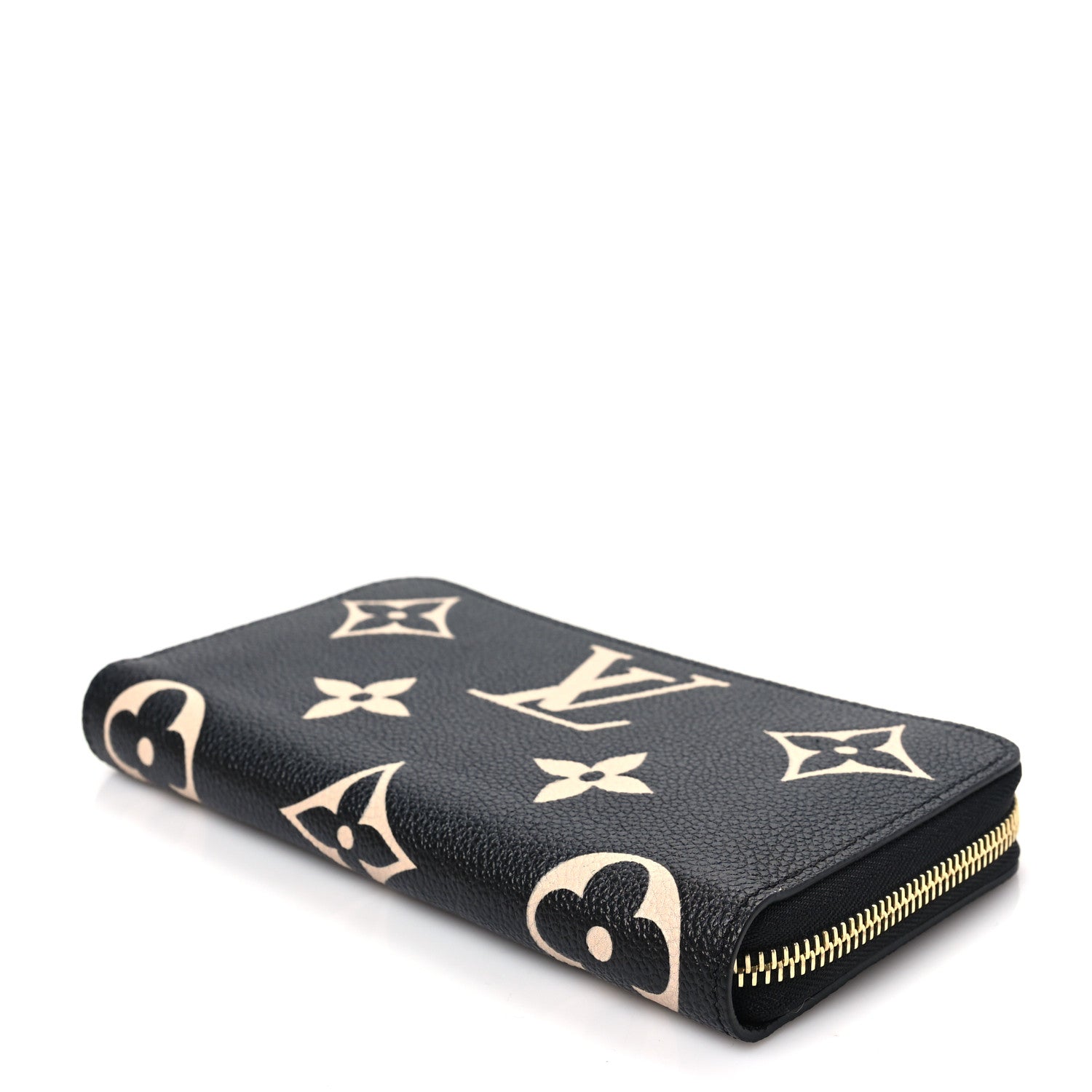 Louis Vuitton Empreinte Monogram Giant Zippy Wallet Black Beige 7 of 7