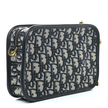 Christian Dior Oblique Diorquake Clutch Blue 3 of 7