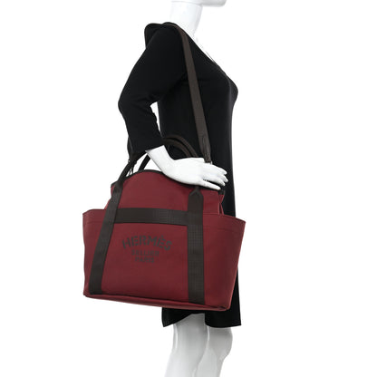Hermes Canvas The Grooming Bag 2 of 15