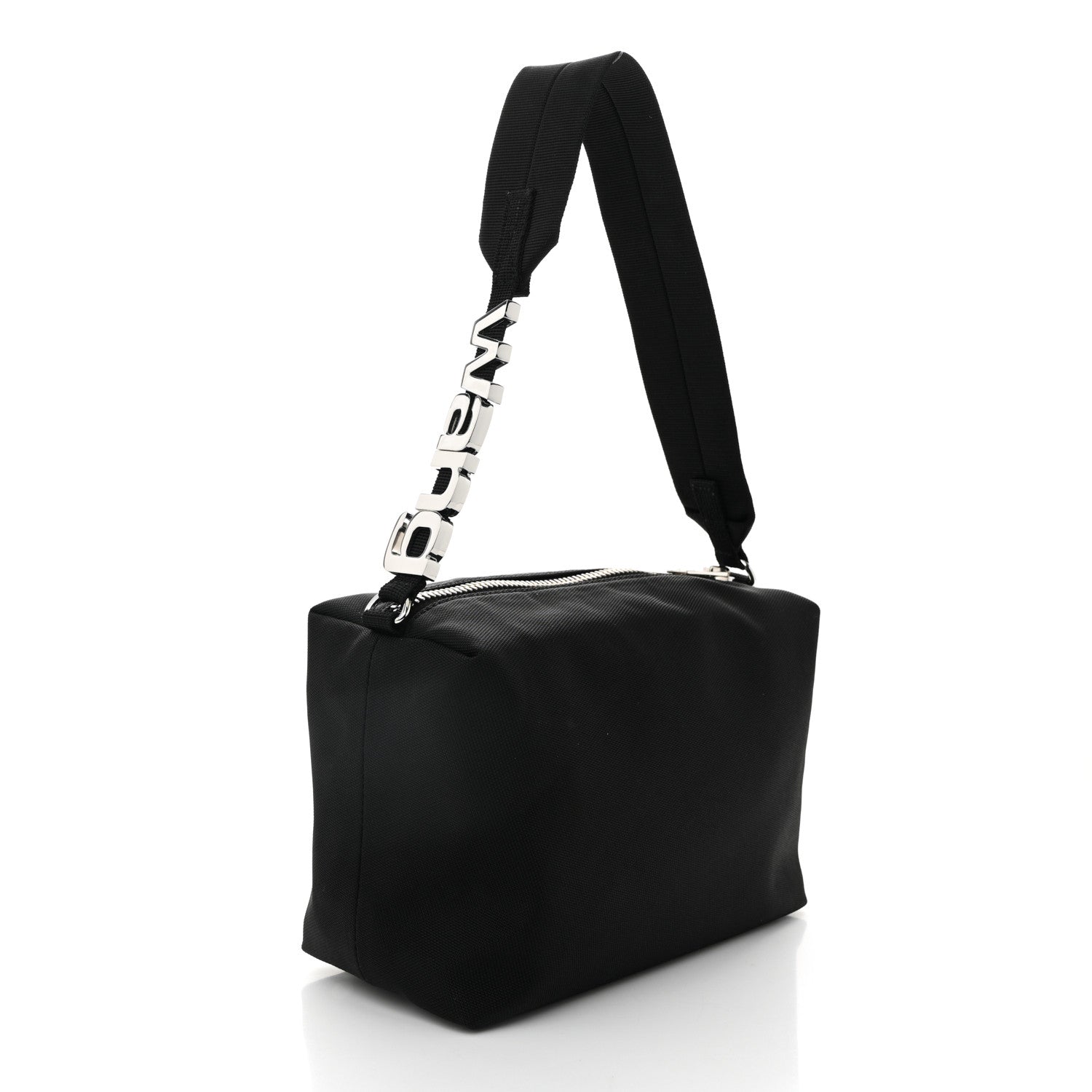 Alexander Wang Nylon Canvas Heiress Sport Shoulder Bag Black