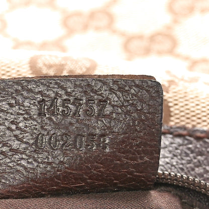 Gucci Monogram Medium Pop Hobo Dark Brown 7 of 10