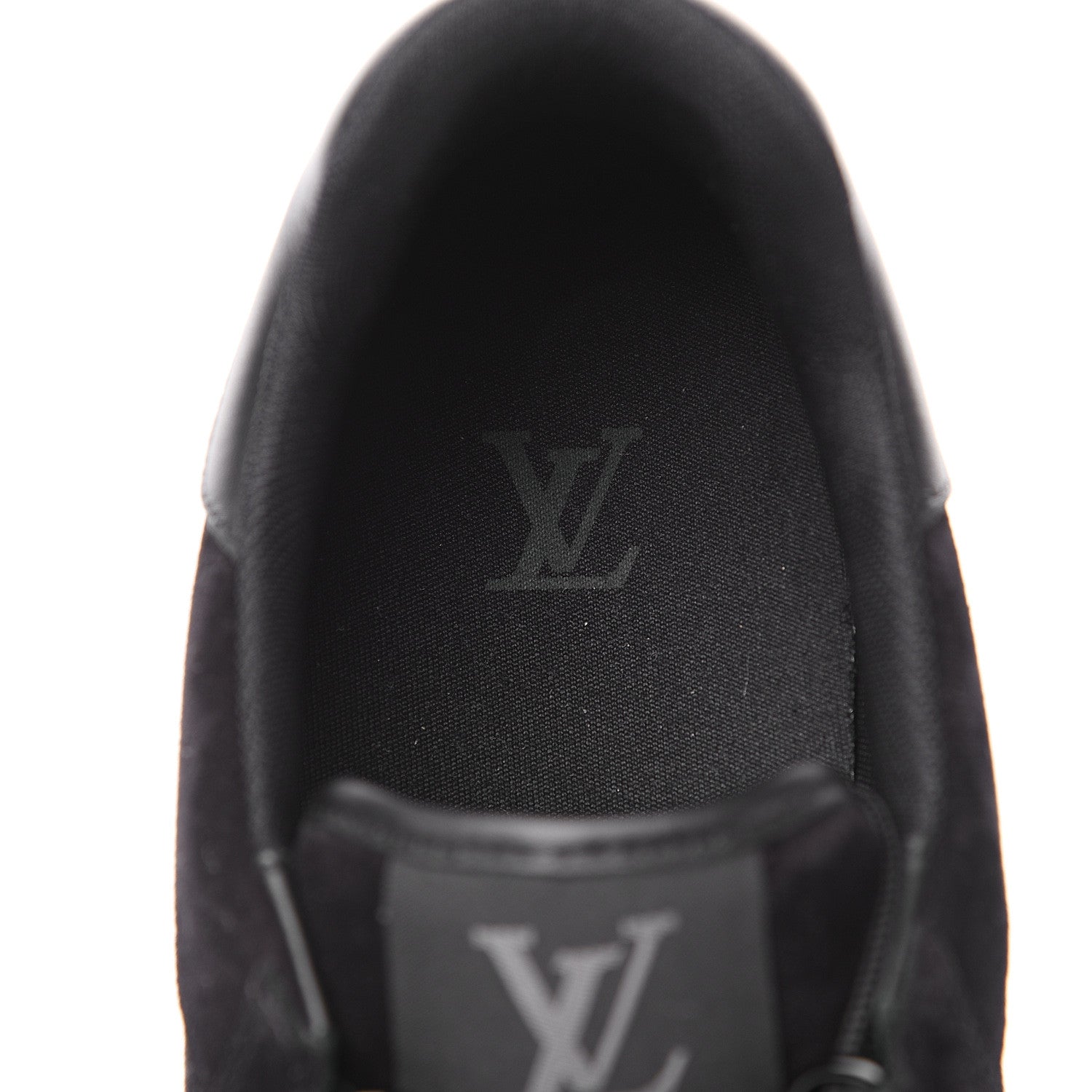 Louis Vuitton Suede Uniform Sneakers 9.5 Black 7 of 8