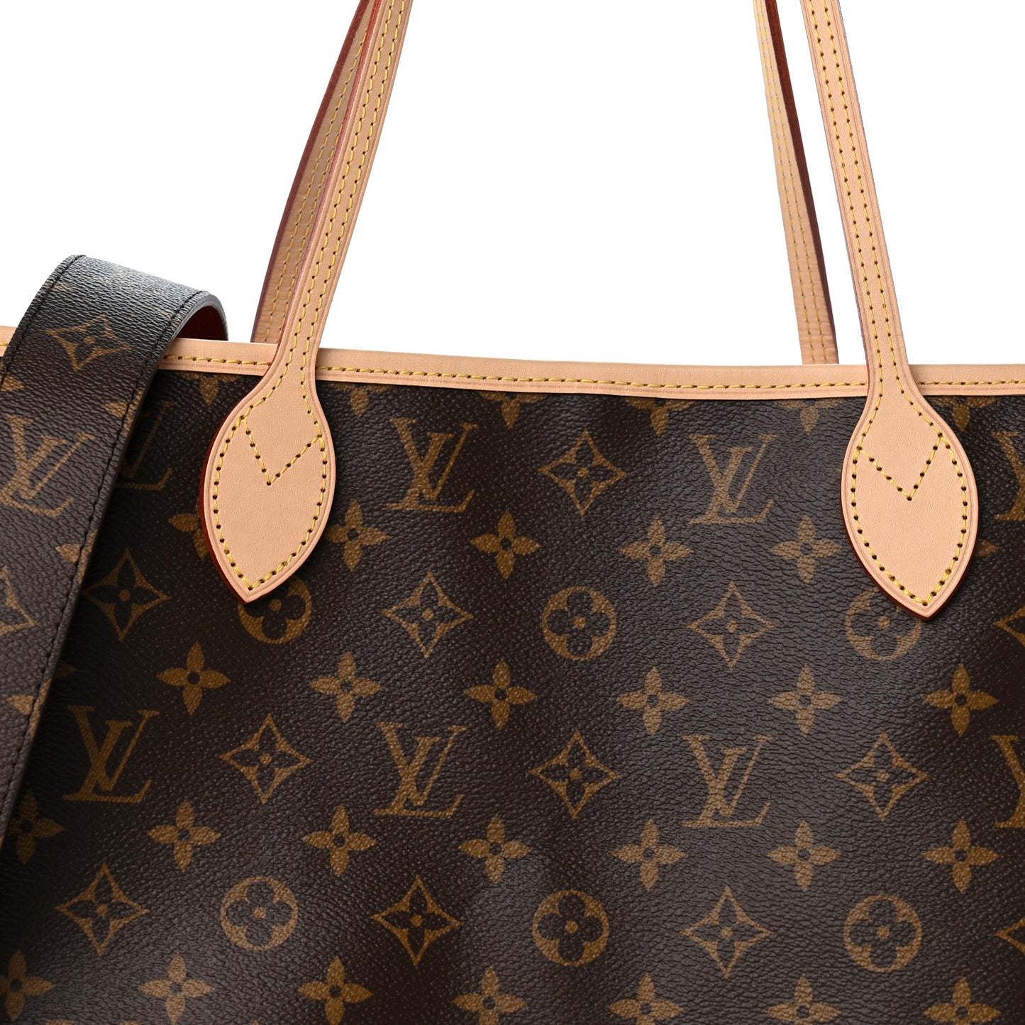Monogram Inside Out Neverfull Bandouliere MM Rouge Sari
