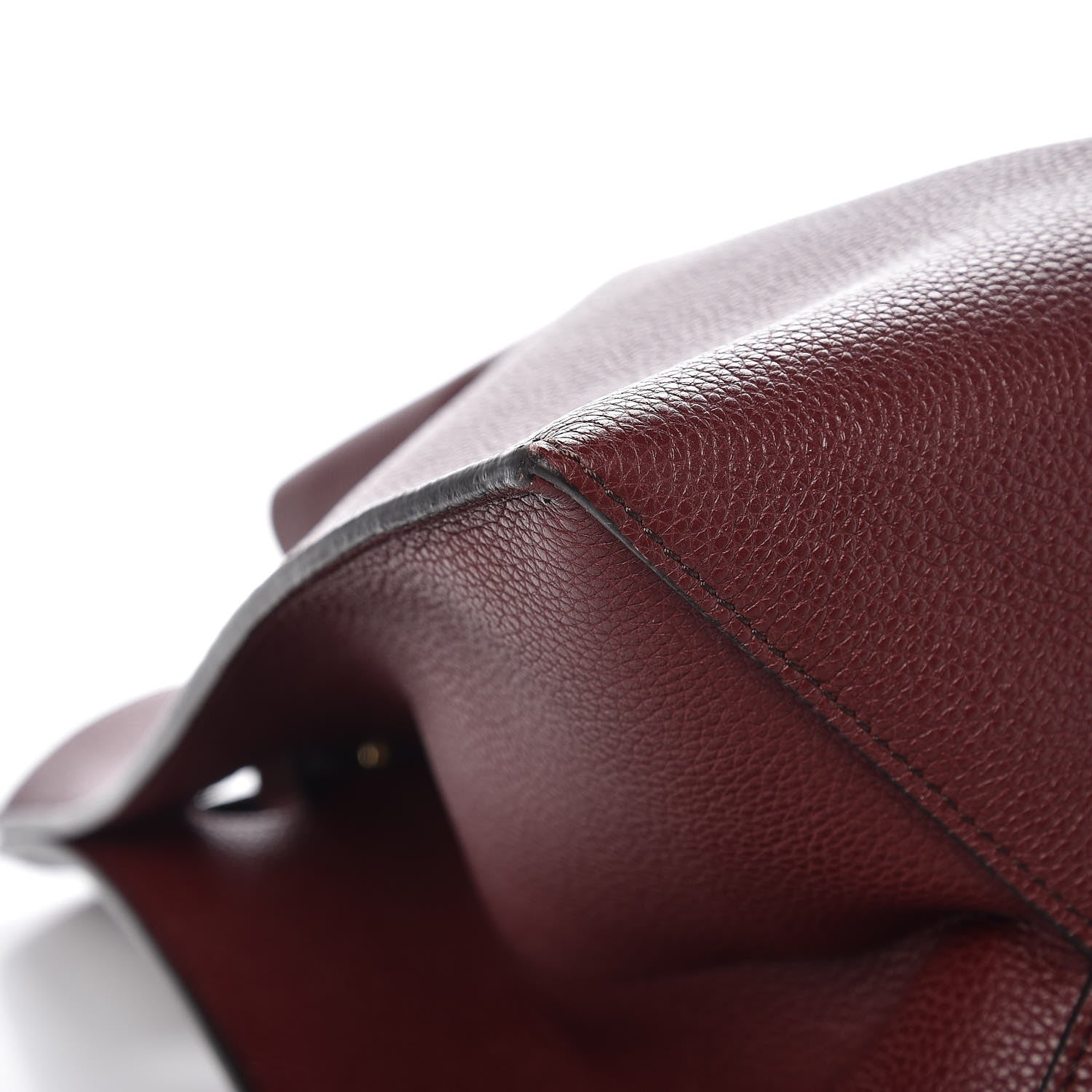 Mulberry Grained Calfskin Small Tyndale Bucket Bag Burgundy 7 of 8