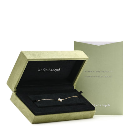 Van Cleef & Arpels 18K Yellow Gold Mother of Pearl Sweet Alhambra Bracelet 5 of 5