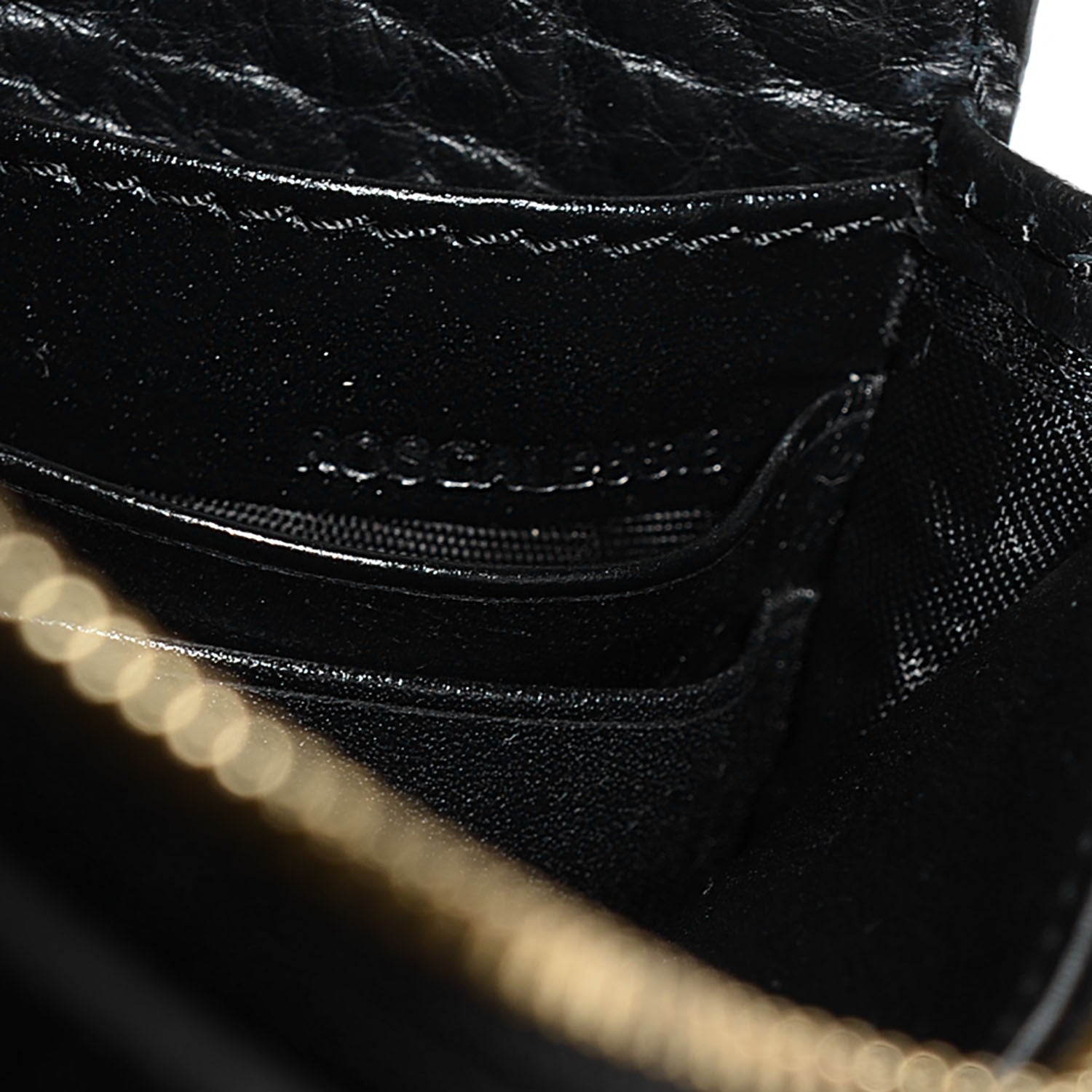 Burberry Pebbled Leather Madison Clutch Black 8 of 8