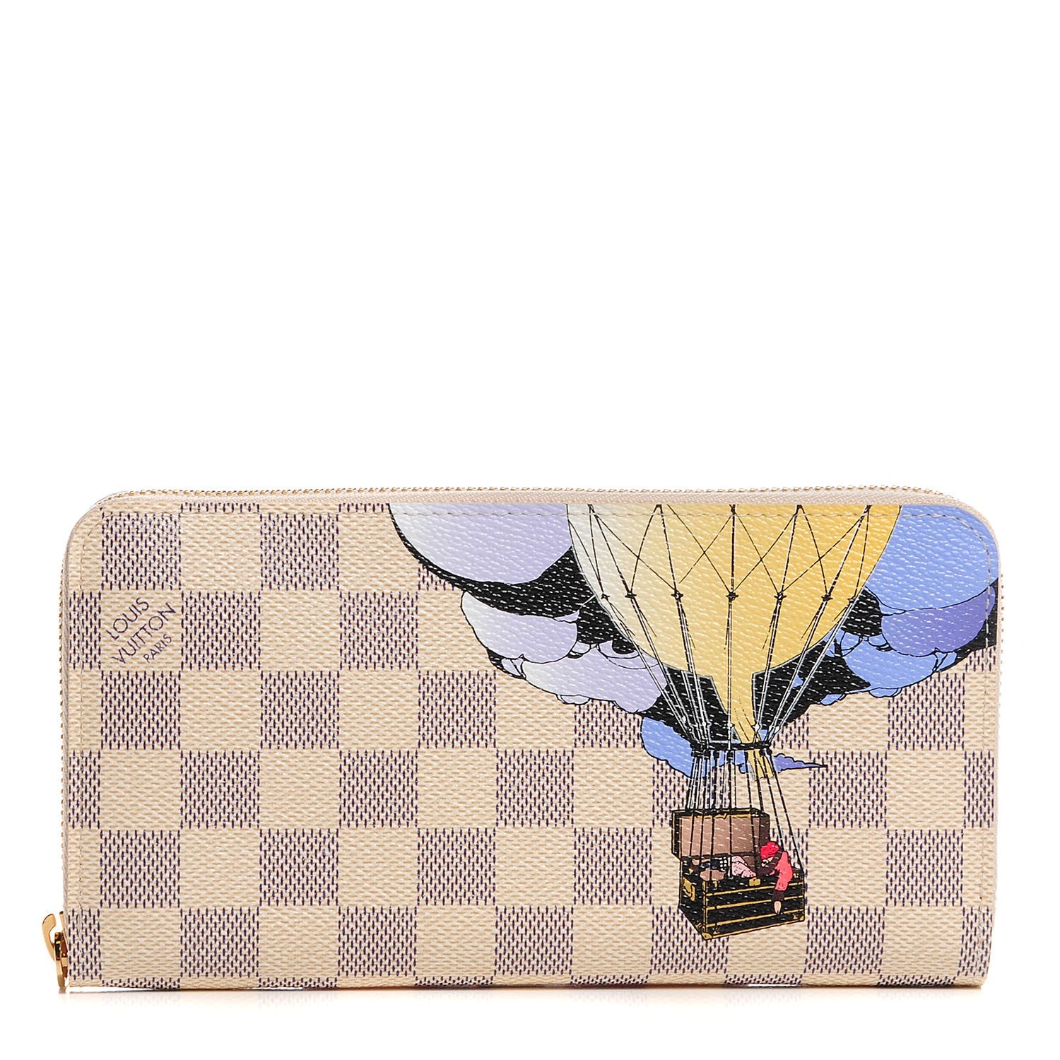 Louis Vuitton Damier Azur Illustre Zippy Wallet 1 of 8