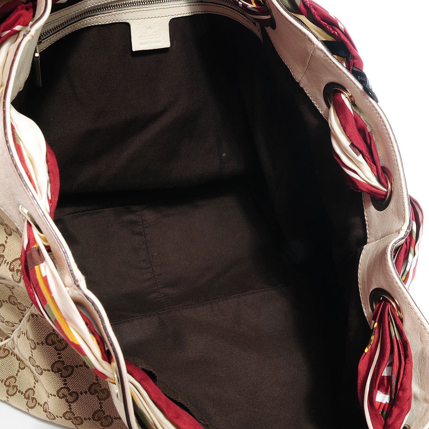 Monogram Large Positano Tote Off White