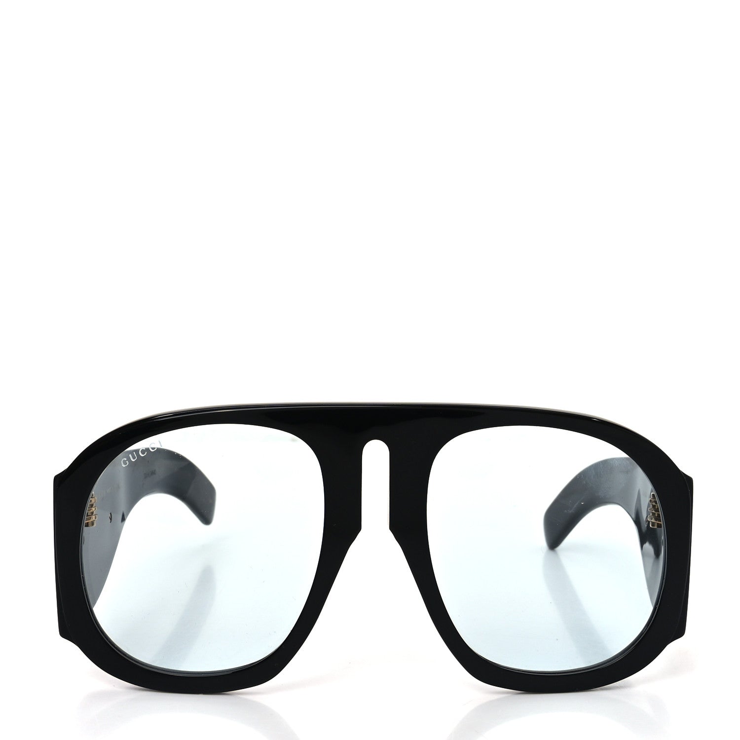 Gucci Oversized Aviator Sunglasses GG0152S Black 2 of 7