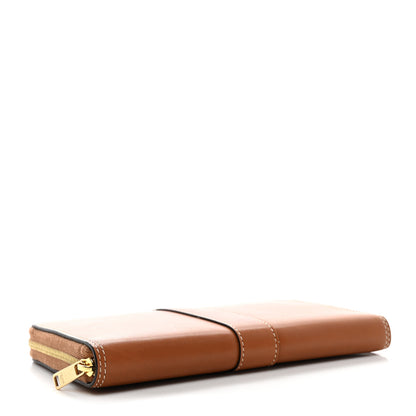 Celine Natural Calfskin Large Zip Around Multifunction Wallet Tan 4 of 8